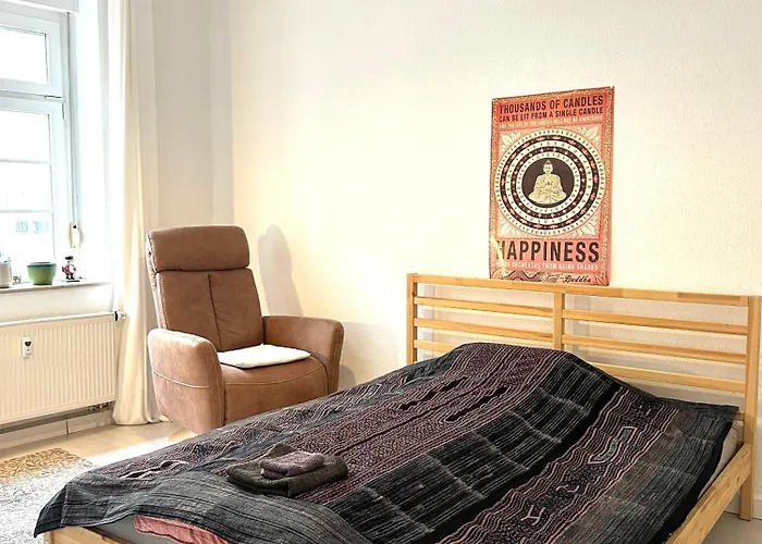 Apartment Nur 10 Min Fuß Zum Zentrum,45qm,netflix Erfurt